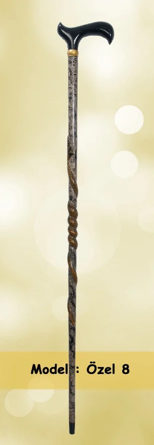 Animal-Figure Walking Stick — Devrek Baston