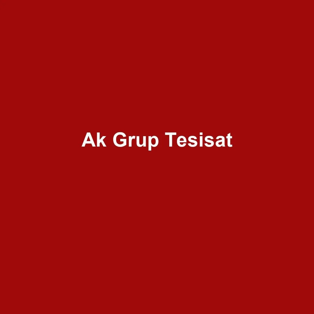 Doğalgaz Armatürü — Ak Grup Tesisat