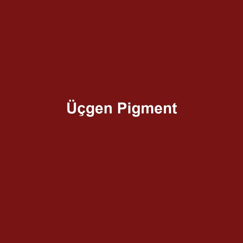 Polymer Additive — Üçgen Pigment