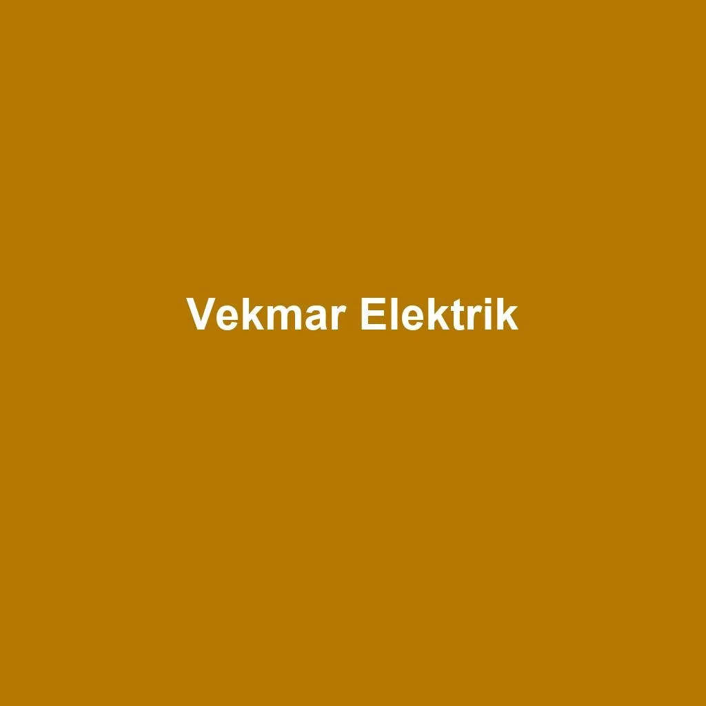Vekmar Elektrik