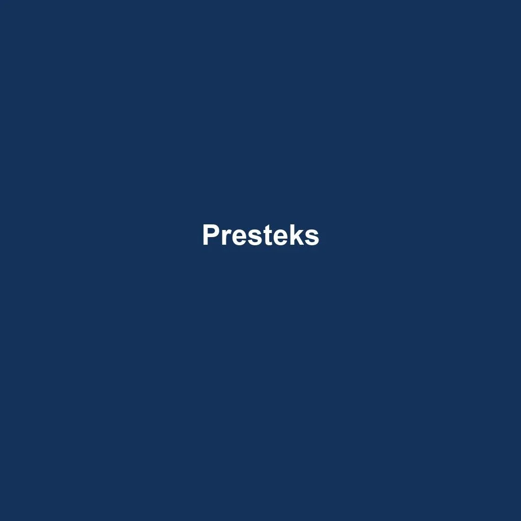 OEM Otomotiv Geliştirme — Presteks