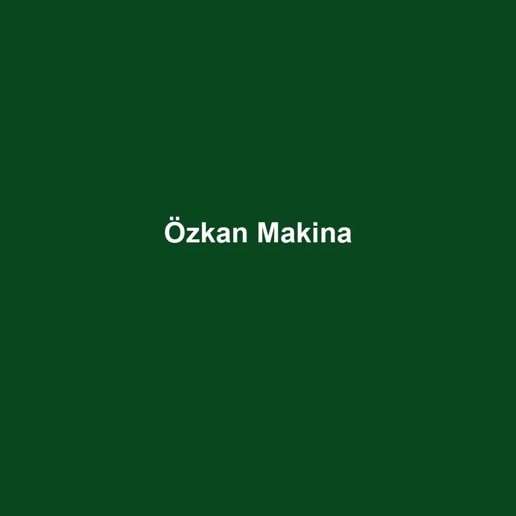 Özkan Makina