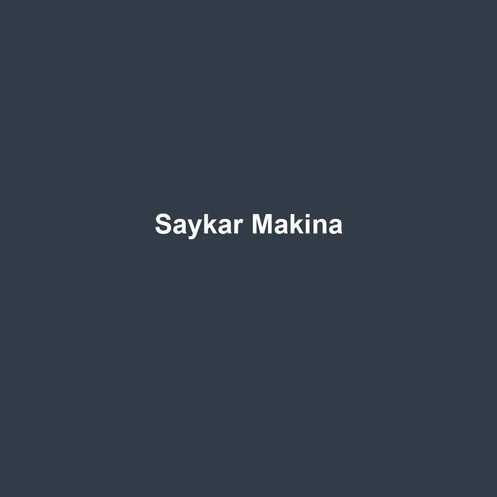 Custom Blasting Plant — Saykar Makina