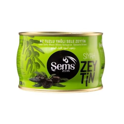 Siyah Zeytin Teneke — Şems Zeytin Entegre Tesisleri