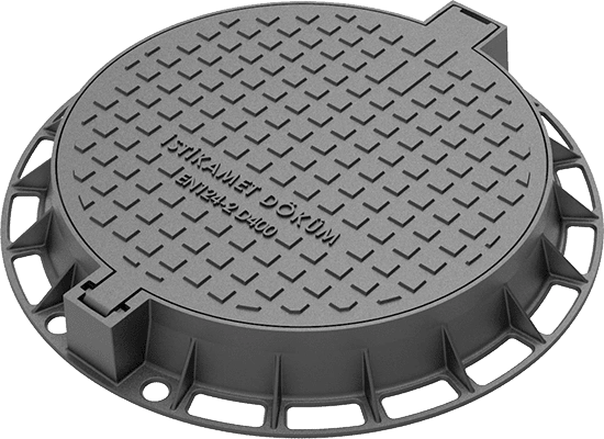 D400 Ductile Iron Circular Manhole Cover — İstikamet Döküm