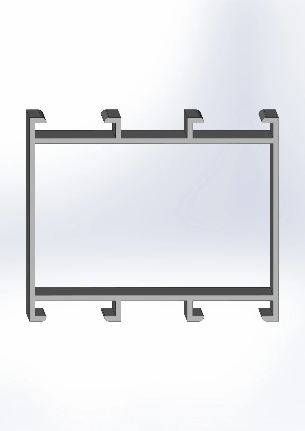 C-60 Series Profiles — Uzuner Alüminyum Metal ve İnş. San. Tic. Ltd. Şti.