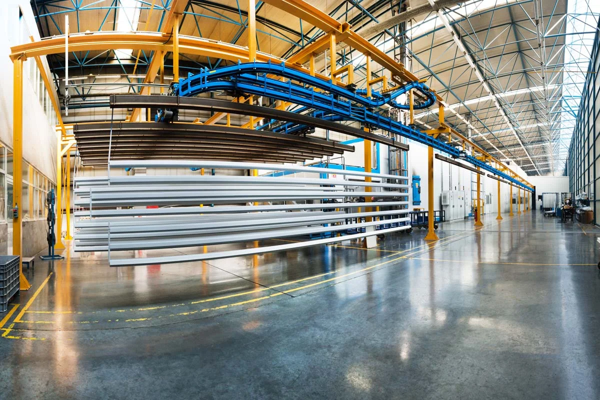 Electrostatic Powder Coating — Uzuner Alüminyum Metal ve İnş. San. Tic. Ltd. Şti.