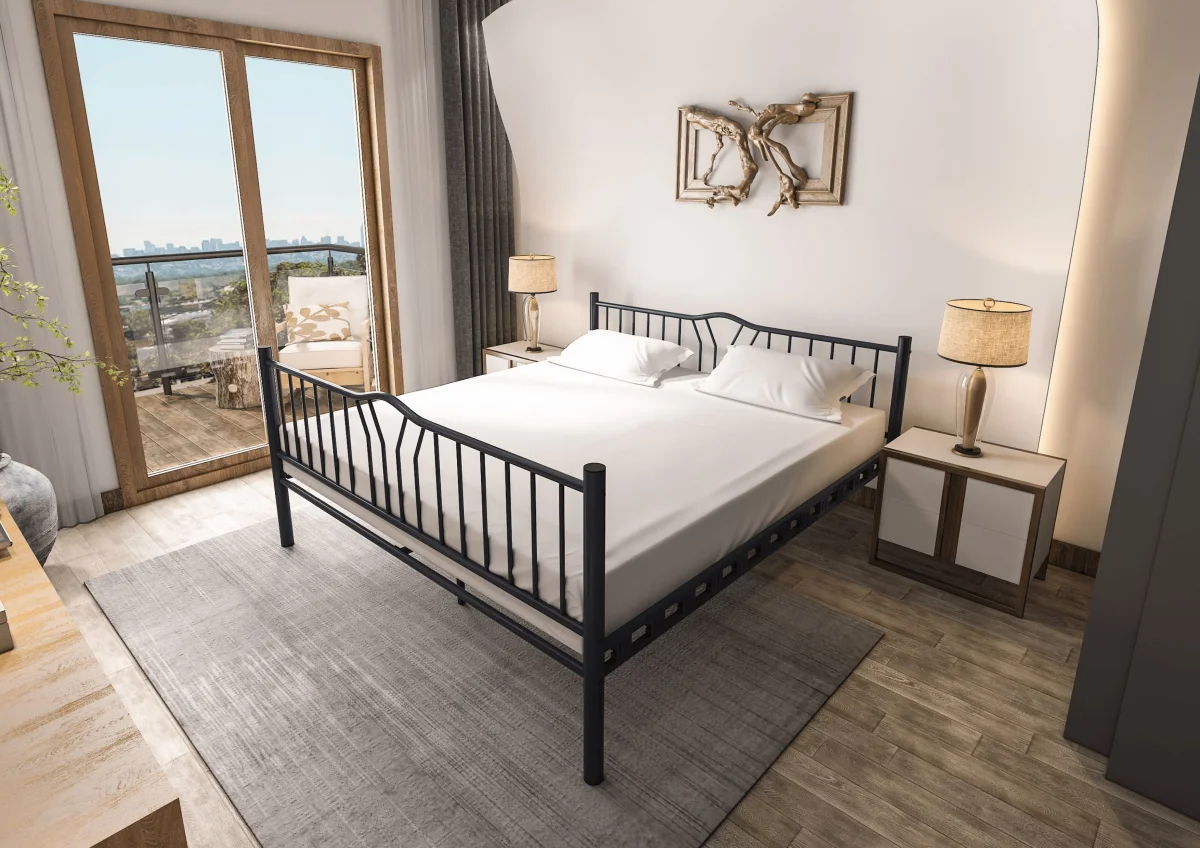 Metal Bedstead — Mobimet Metal Mobilya