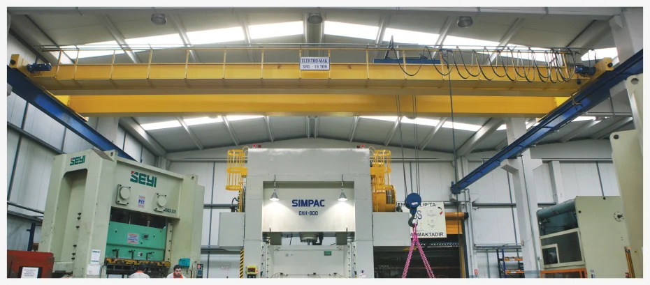 Gantry / Semi-Gantry Crane — Elektro-mak Vinç Sistemleri San. Tic. Ltd. Şti.