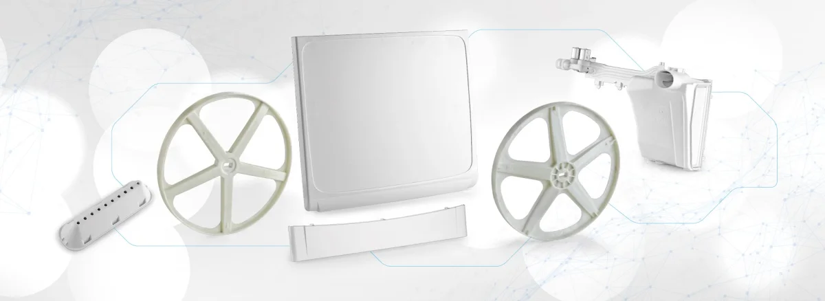 Çamaşır makinesi kapı grubu — Acro TK Plastik İşleme Dönüşüm San. ve Tic. Ltd. Şti.