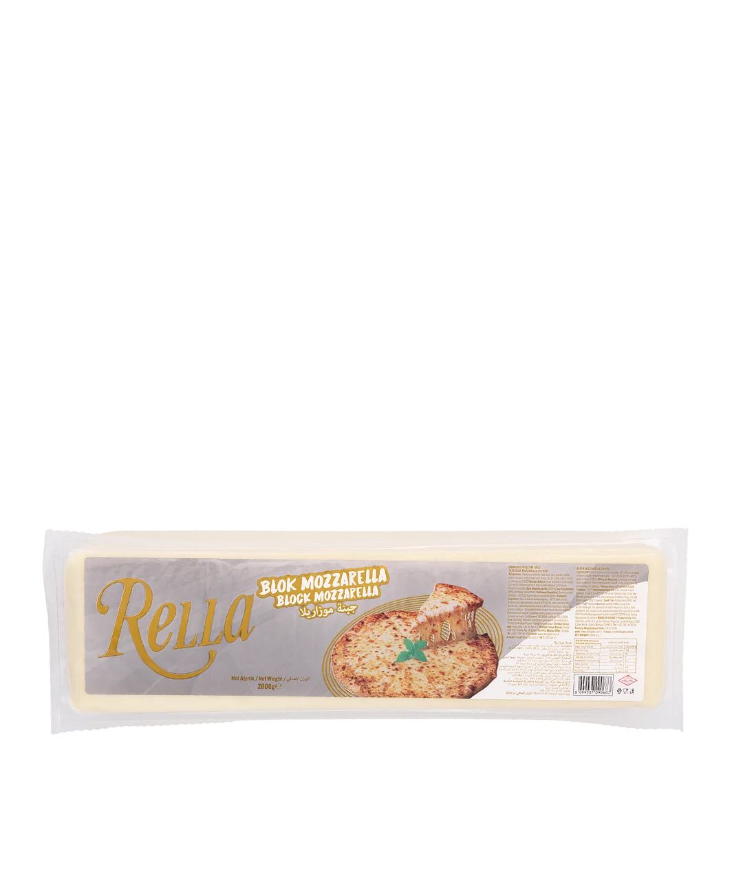 Blok mozzarella — Rella Gıda Sanayi ve Ticaret A.Ş.