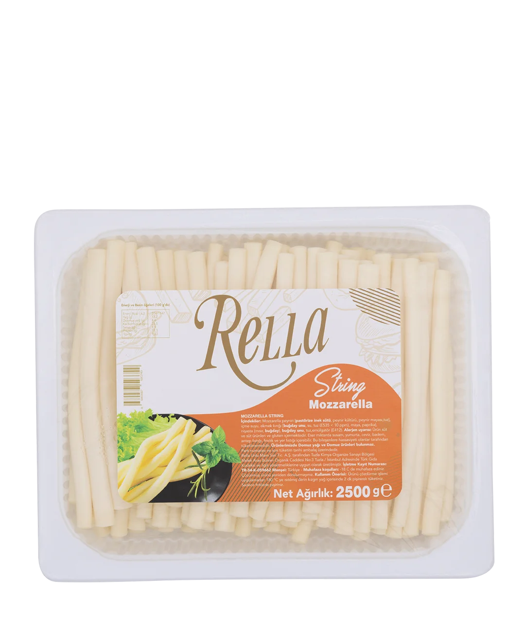 String mozzarella — Rella Gıda Sanayi ve Ticaret A.Ş.