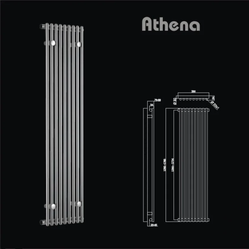 Oval Towel Radiator — Kromsan Metal Kaplama San. ve Tic. Ltd. Şti.
