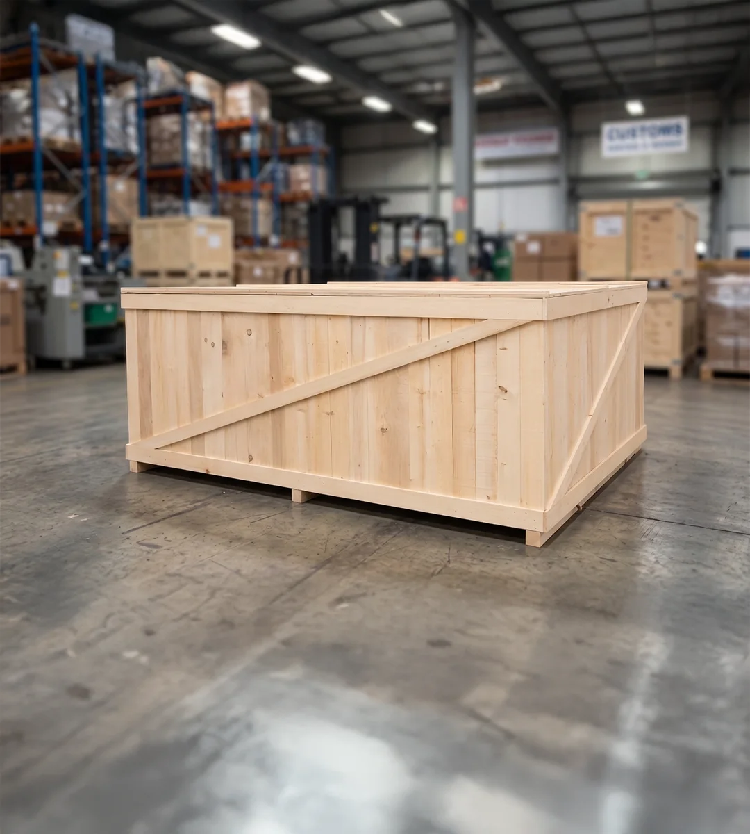 Wooden Export Crate — Firstpack Ahşap Ambalaj