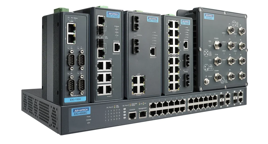 Advantech Industrial Ethernet and Serial Device Server — Alitek Teknoloji