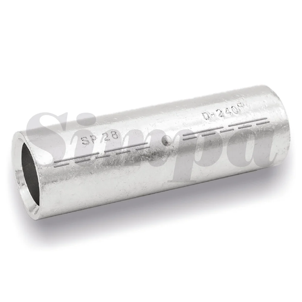 SEM-D Crimp Splice Sleeves (DIN 46267, 6–1000 mm²) — Simpa Elektrik Malzemesi San. ve Tic. A.Ş.