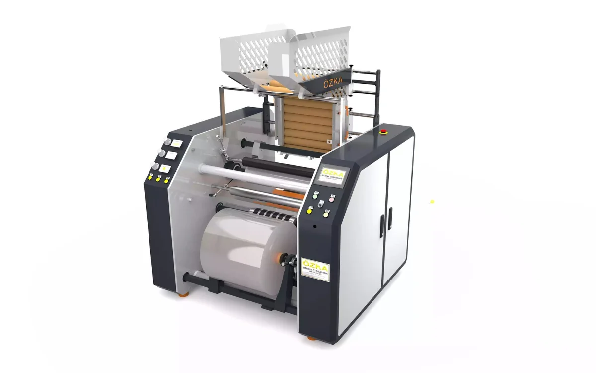 ASR 1200 Automatic Stretch Rewinder — Özka Makina