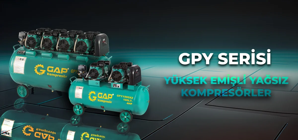 Sessiz ve Yağsız Kompresör — GAP Kompresör