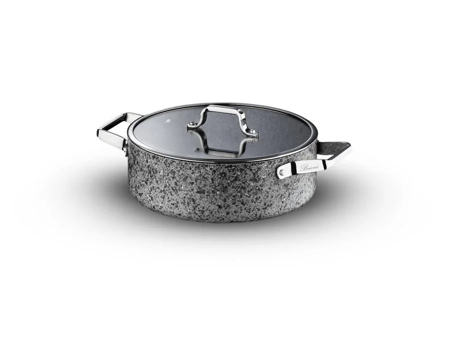 Brioni Stone-H Shallow Pot 24 cm — Kural Metal Alüminyum Sanayi ve Ticaret Ltd. Şti.