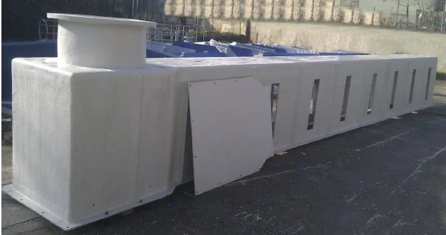 FRP water distribution flumes — Recoma Kompozit