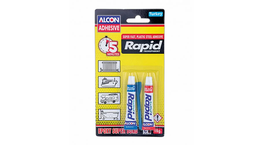 Alcon Rapid Plastic Steel 5 Minutes Epoxy — Alcon Endüstriyel Ürünler San. ve Tic. Ltd. Şti.