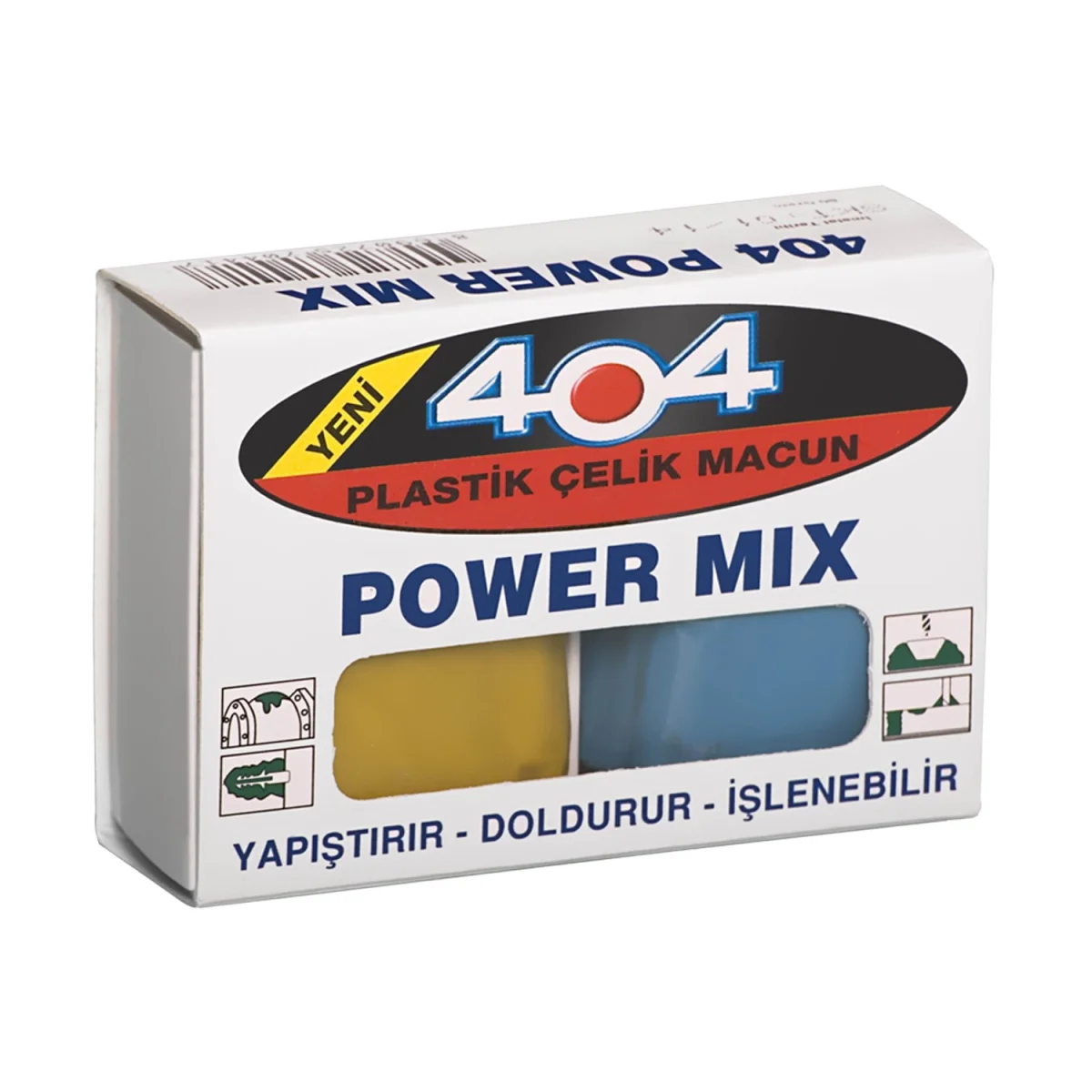 404 Power Mix Epoxy Putty — 404 Kimya Sanayi ve Ticaret A.Ş.