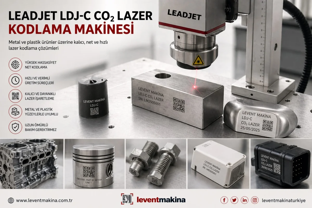 Laser coding application — Levent Makina