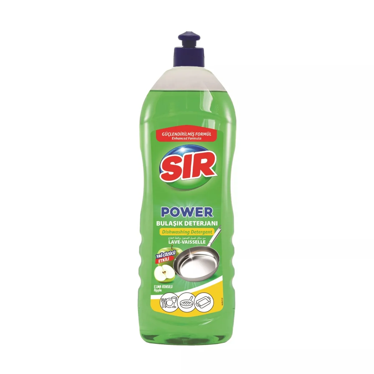 SIR Power Dishwashing Detergent Apple — Seba Kimya Sanayi ve Ticaret A.Ş.