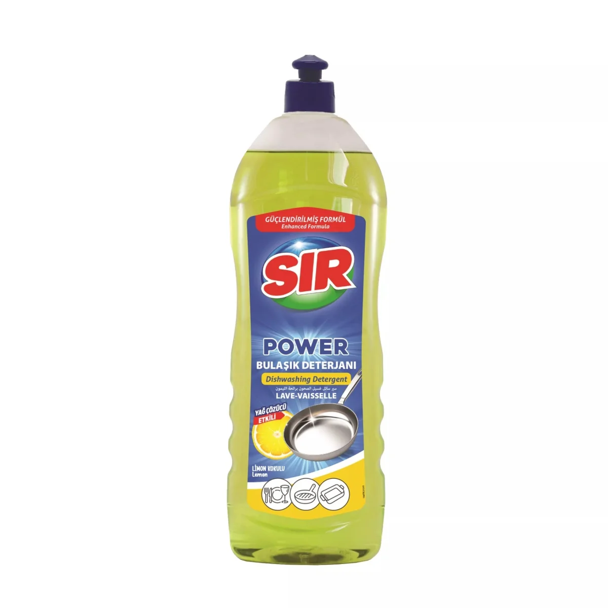 SIR Power Dishwashing Detergent Lemon — Seba Kimya Sanayi ve Ticaret A.Ş.