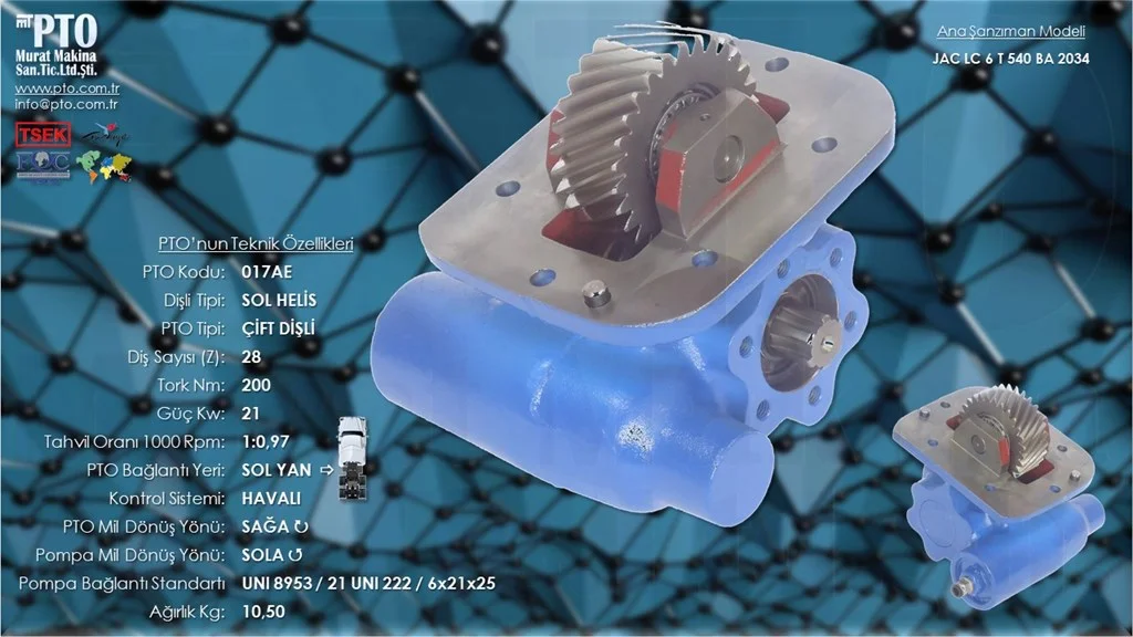 Technical Support & Spare Parts — PTO Murat Makina