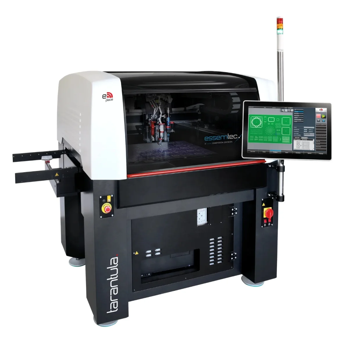 Essemtec Tarantula Jet Printer and Dispenser — Sinerji Grup Endüstri Otomasyon Tic. ve San. Ltd. Şti.