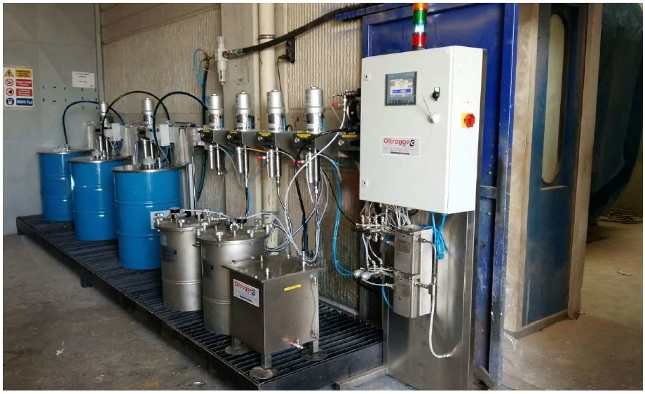 Regular 15 Otomatik Renk Değiştirme ve Dozajlama Sistemi — As Coating Boya Kaplama Sistemleri Ltd. Şti.