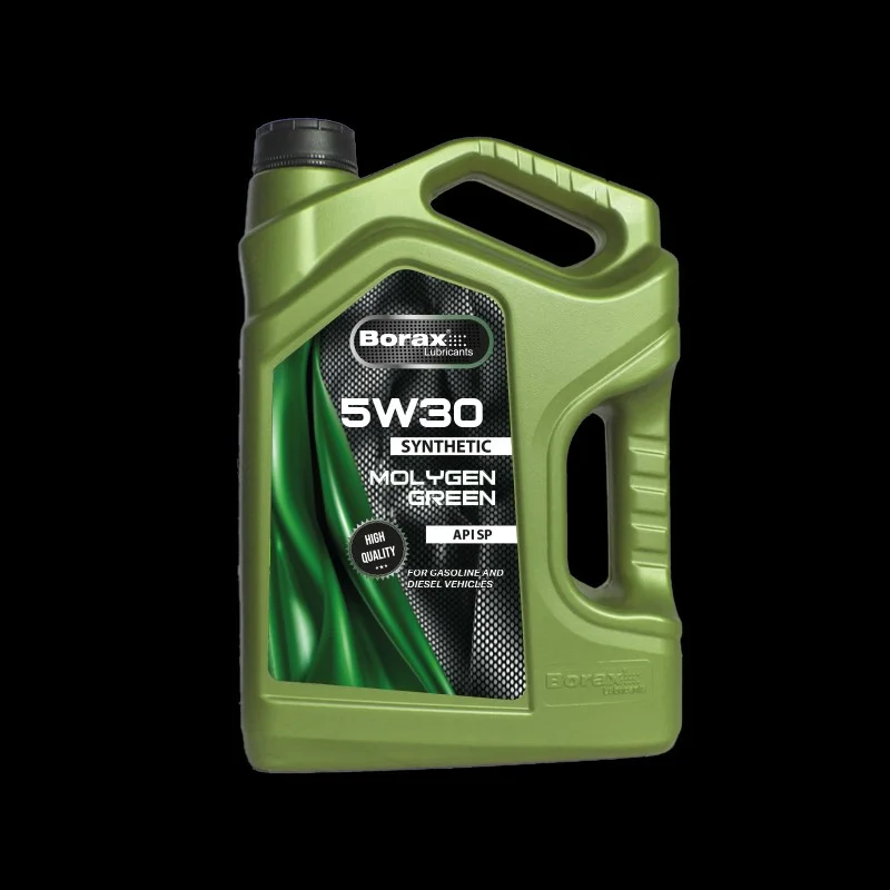 Borax 5W30 Molygen Green sentetik motor yağı — Petroenerji Kimya Petrol Ürünleri Pazarlama Depolama San. İç ve Dış Tic. A.Ş.
