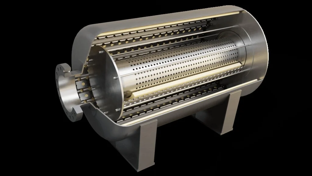 Single-Stage Engine Exhaust Silencer — Ergil Grup İnş. Mak. İml. İth. İhr. San. ve Tic. A.Ş.