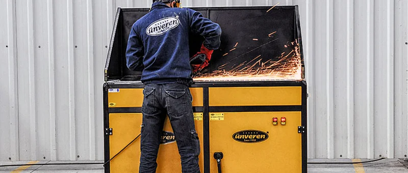 HCM-55 Filtered Grinding-Welding Tables — Ünveren