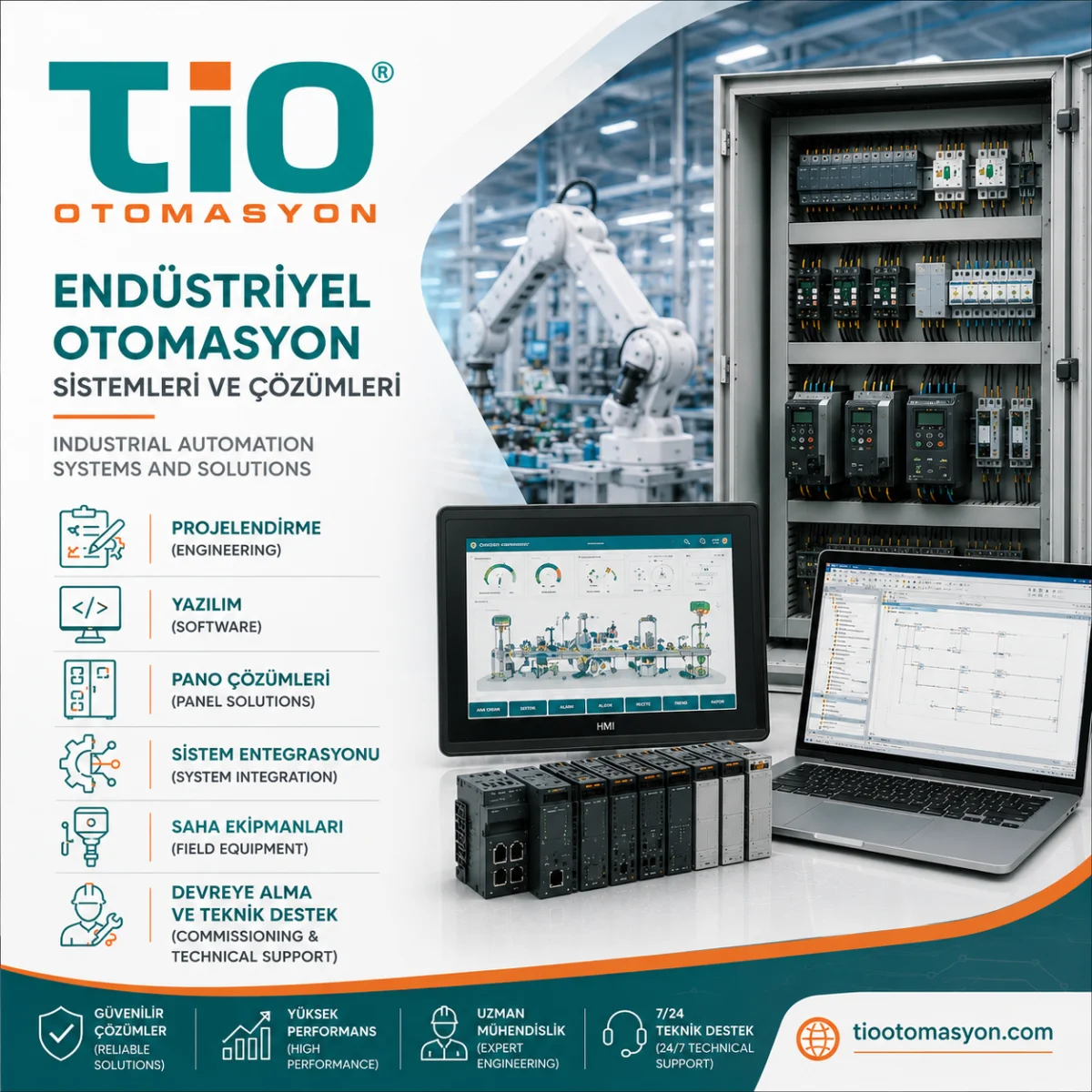 Industrial Automation Systems and Solutions — Tio Otomasyon Sanayi ve Ticaret Limited Şirketi