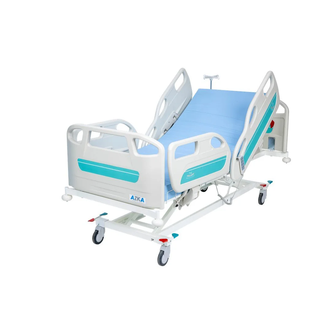 AZKA 4002 4 Motorlu ABS Korkuluklu Hospital Bed — İntegra Medikal Ltd. Şti.