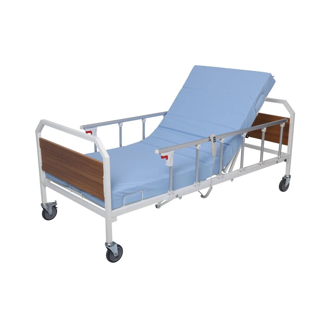 AZKA DD01 Dual Motorlu Alüminyum Korkuluklu Demonte Hospital Bed — İntegra Medikal Ltd. Şti.