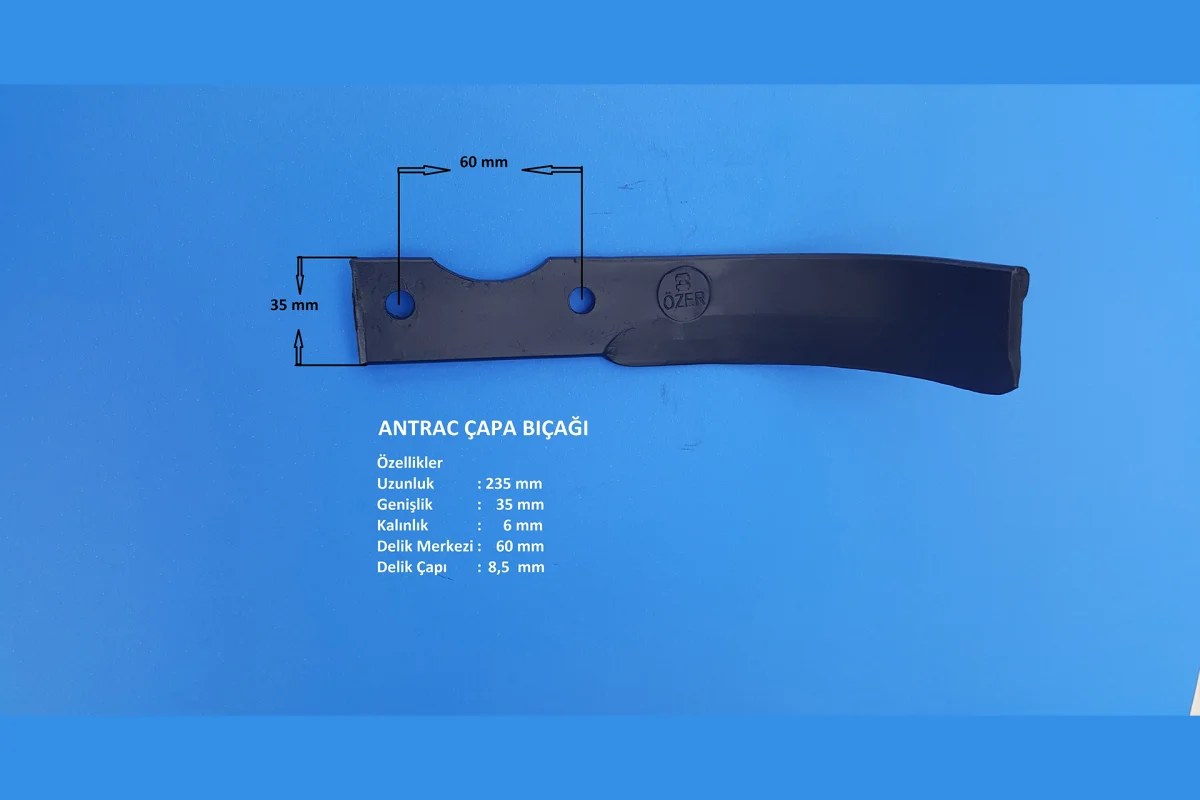 Antrac Tiller Blade — Özer Sıcak Dövme