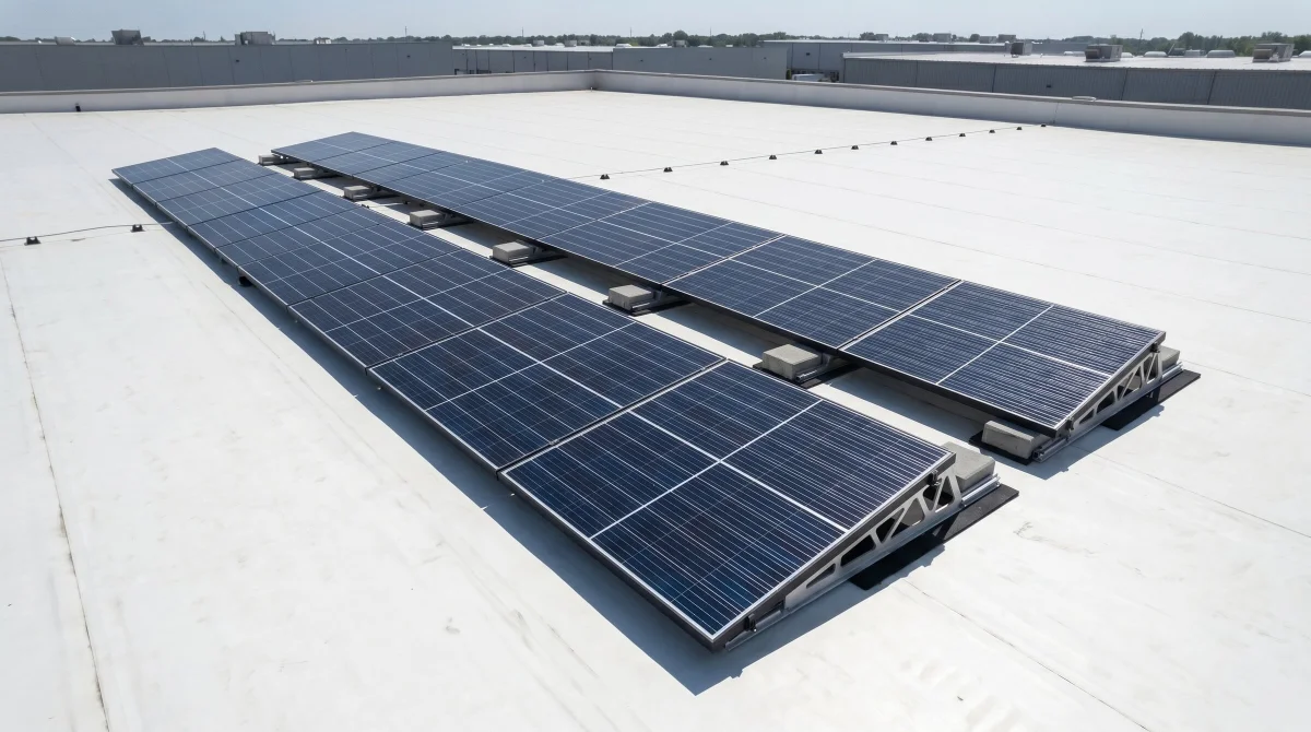 ISOFLAT S13 Düz Çatı Montaj Sistemi — Isotec Enerji A.Ş.