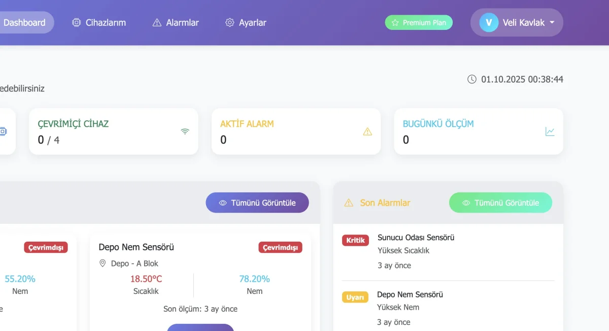 Custom Project and Enterprise Solutions — Ortamkontrol