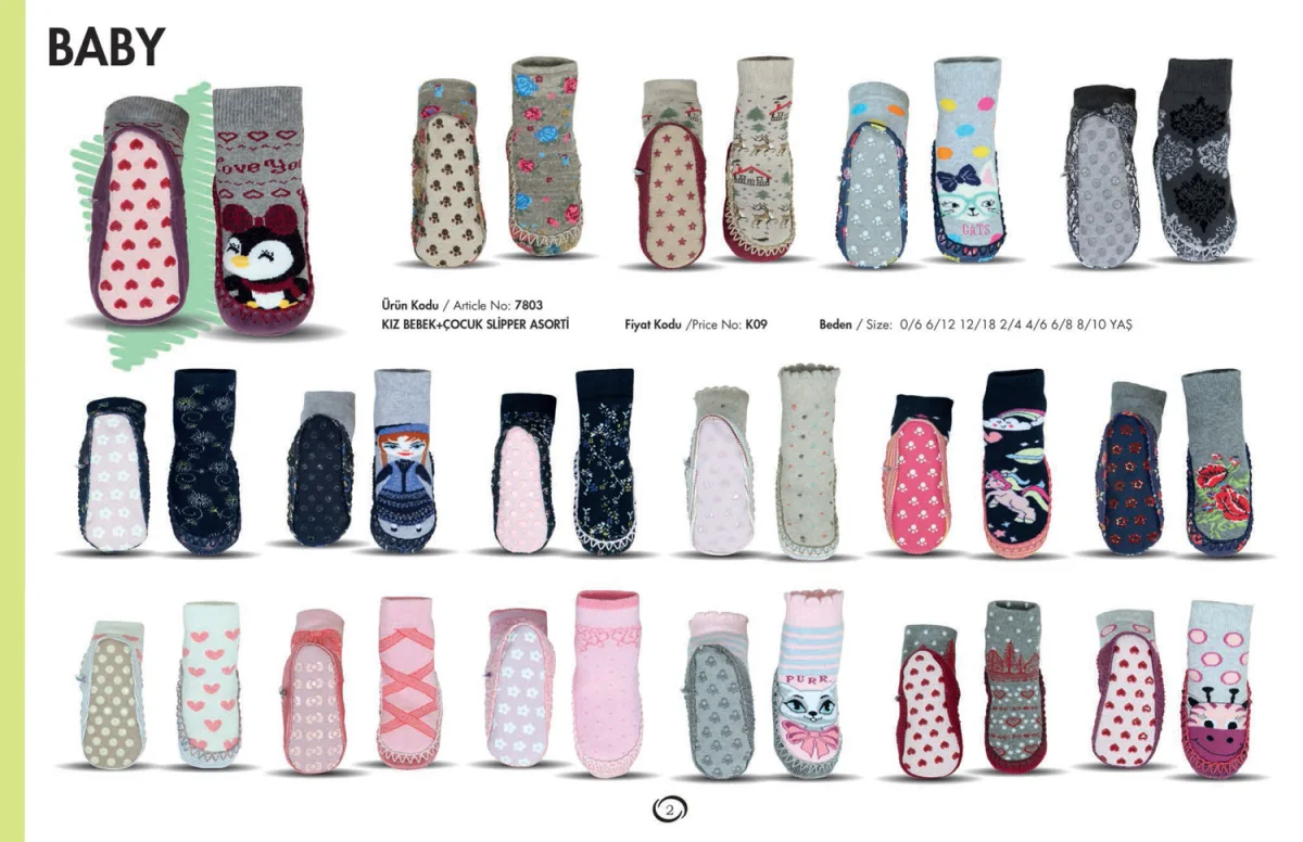 Bebek ve Çocuk Slipper — Bross Tekstil San. ve Tic. A.Ş.