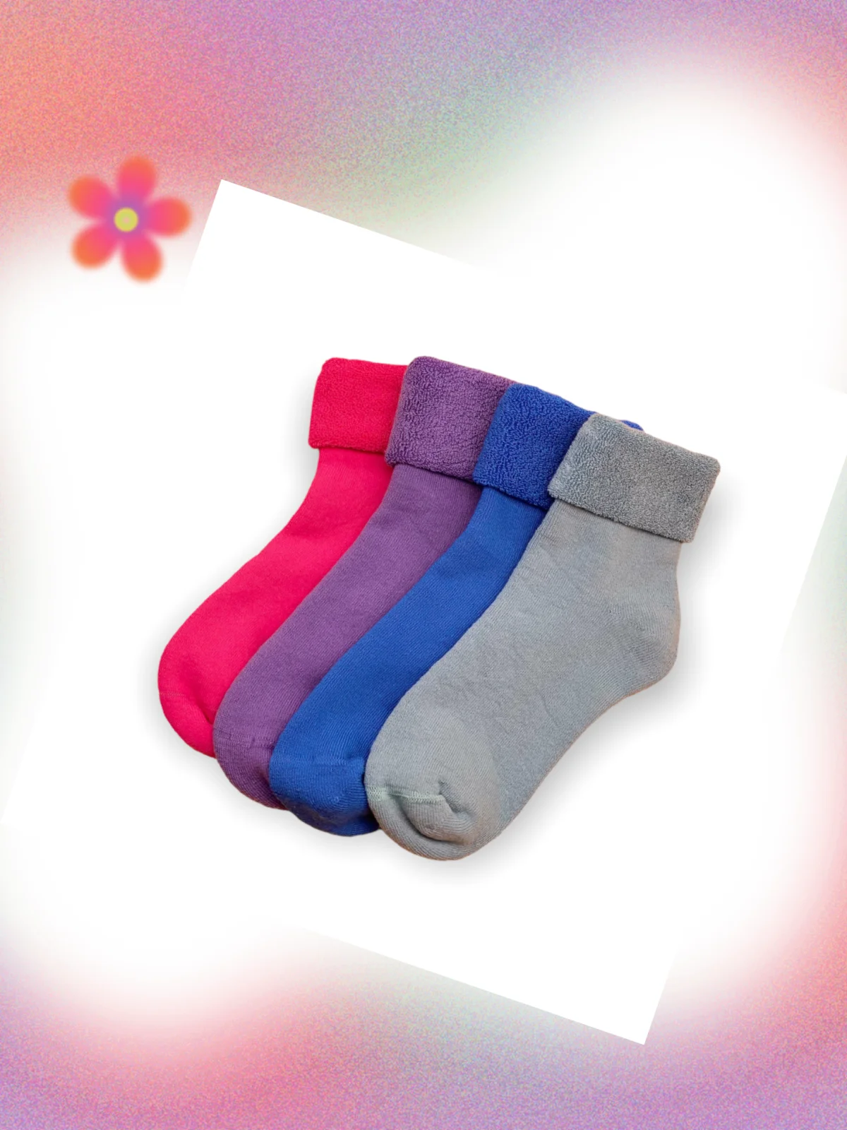 Women's Winter Thermal Terry Socks — Arel Socks