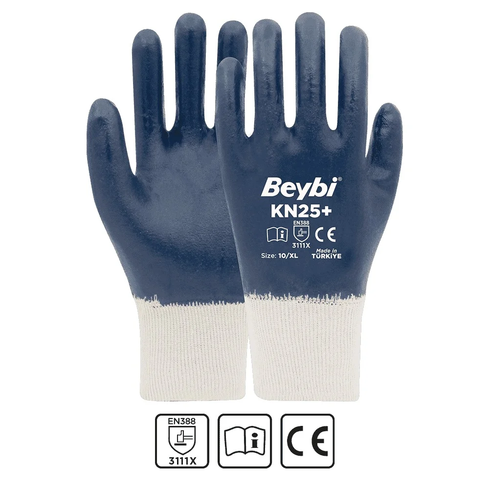 KN25+ Cotton Nitrile Glove — Beybi Plastik