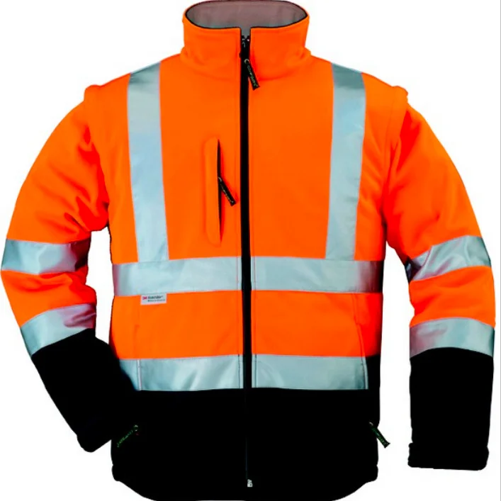 Orange High-Visibility Safety Vest — Go Proteks