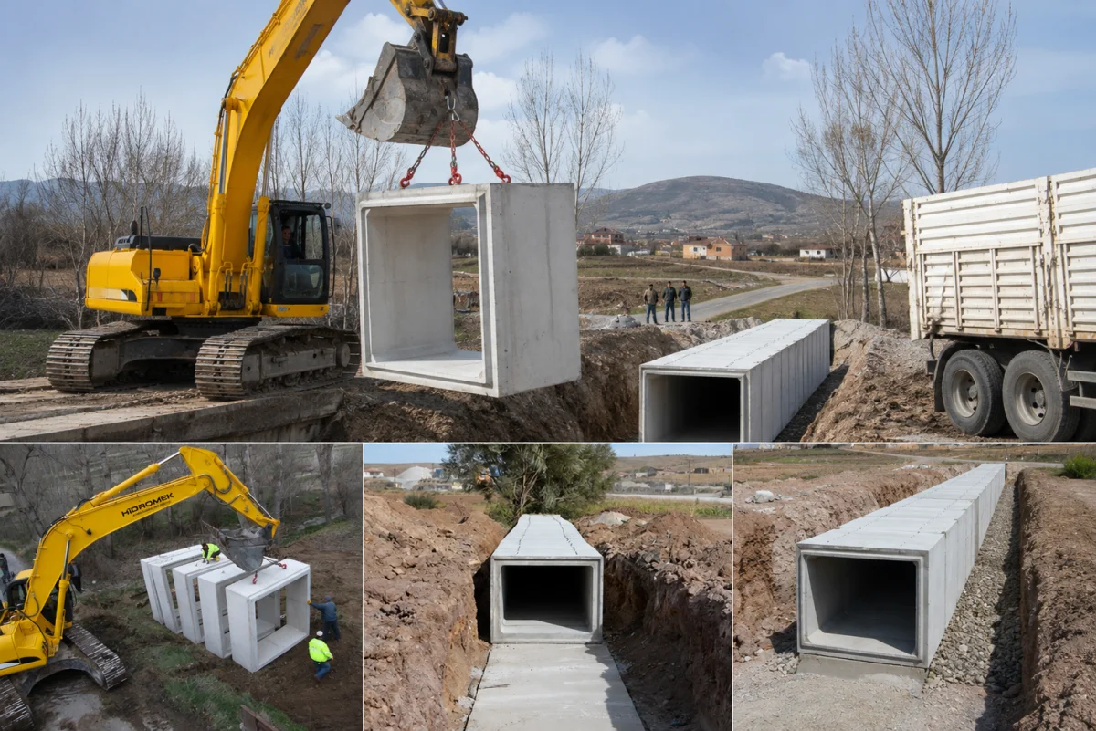 Precast Box Culvert — TYT Prefabrik İnşaat Mühendislik Sanayi ve Tic. Ltd. Şti.