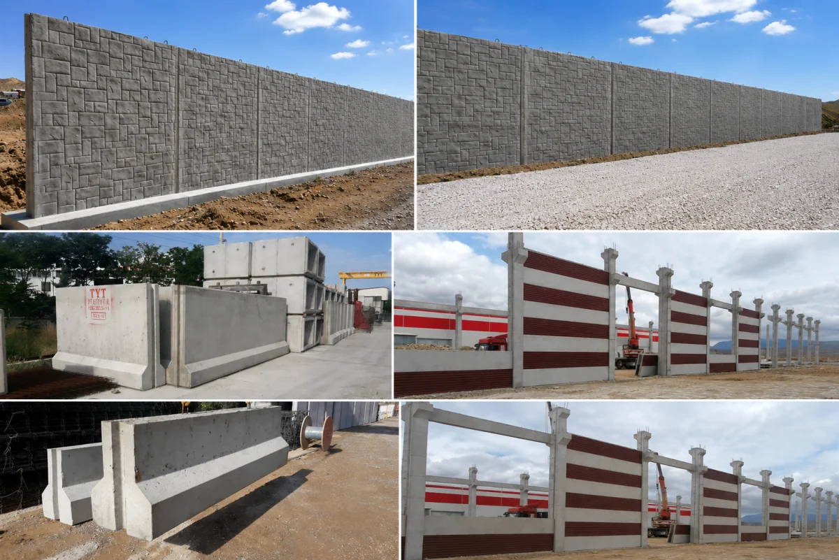 Precast Concrete Security Wall — TYT Prefabrik İnşaat Mühendislik Sanayi ve Tic. Ltd. Şti.