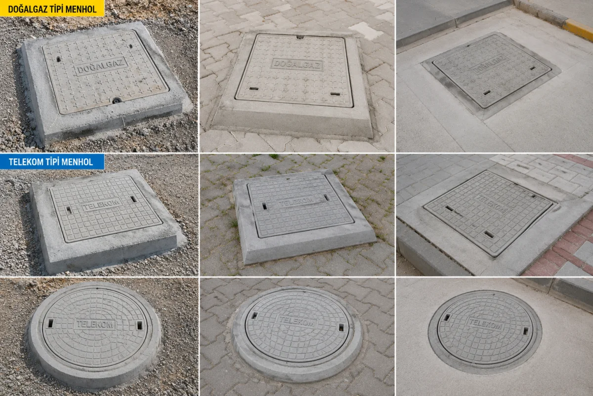 Natural Gas and Telecom Manholes — TYT Prefabrik İnşaat Mühendislik Sanayi ve Tic. Ltd. Şti.