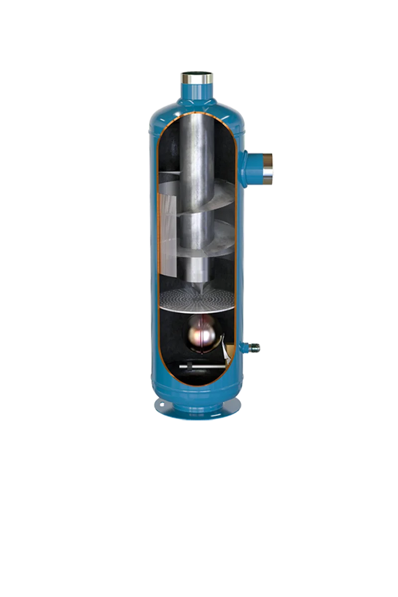 Helical Oil Separators — Güven Soğutma Üniteleri San. ve Tic. A.Ş.
