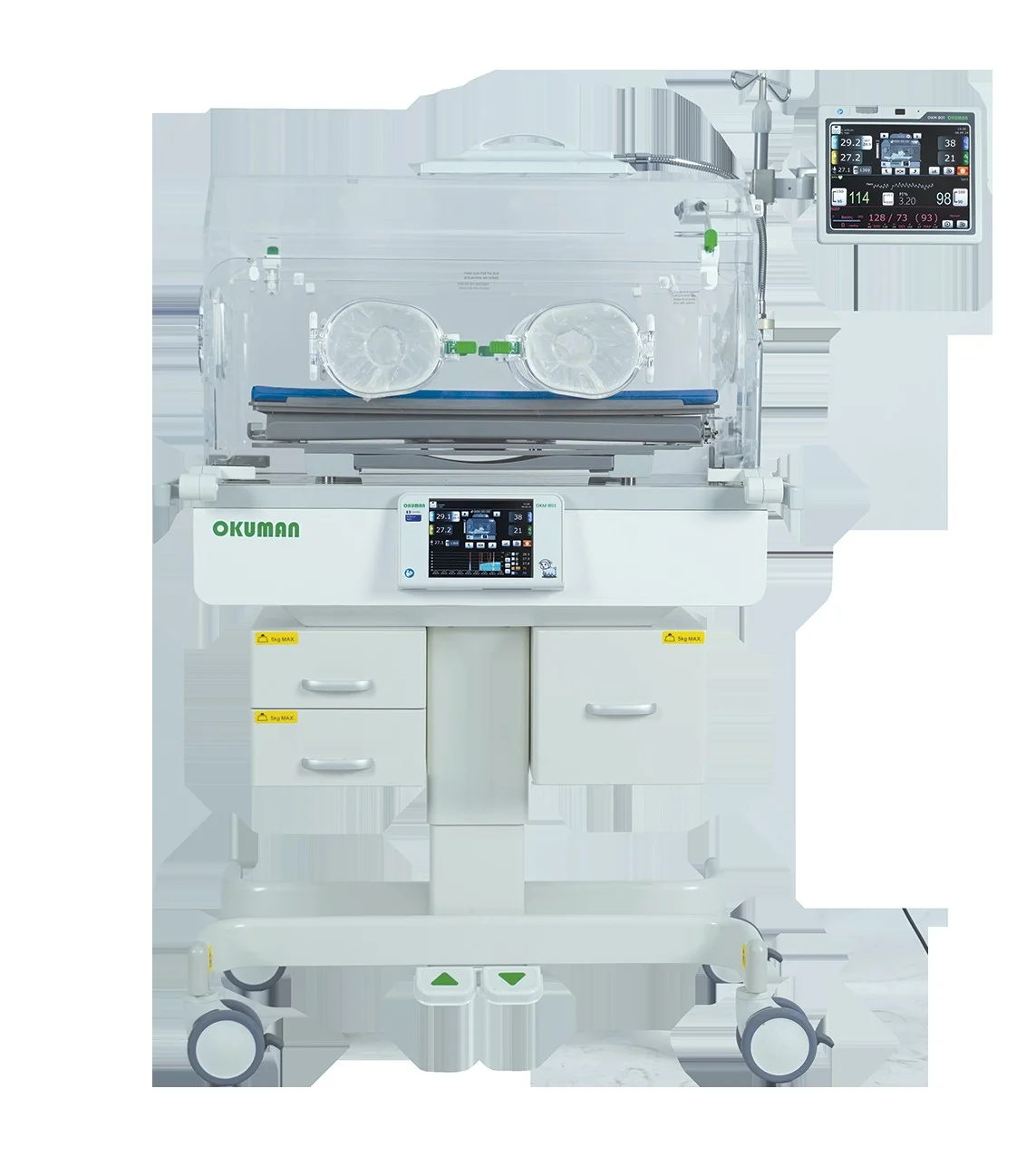 OKM 801 Neonatal Infant Incubator — Okuman Medikal Sistemler